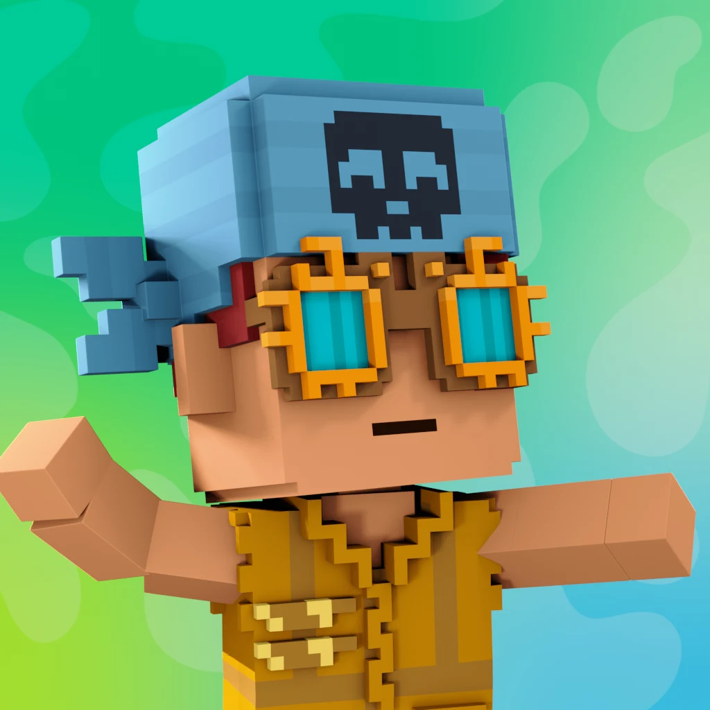 Pirate #2353 voxel render