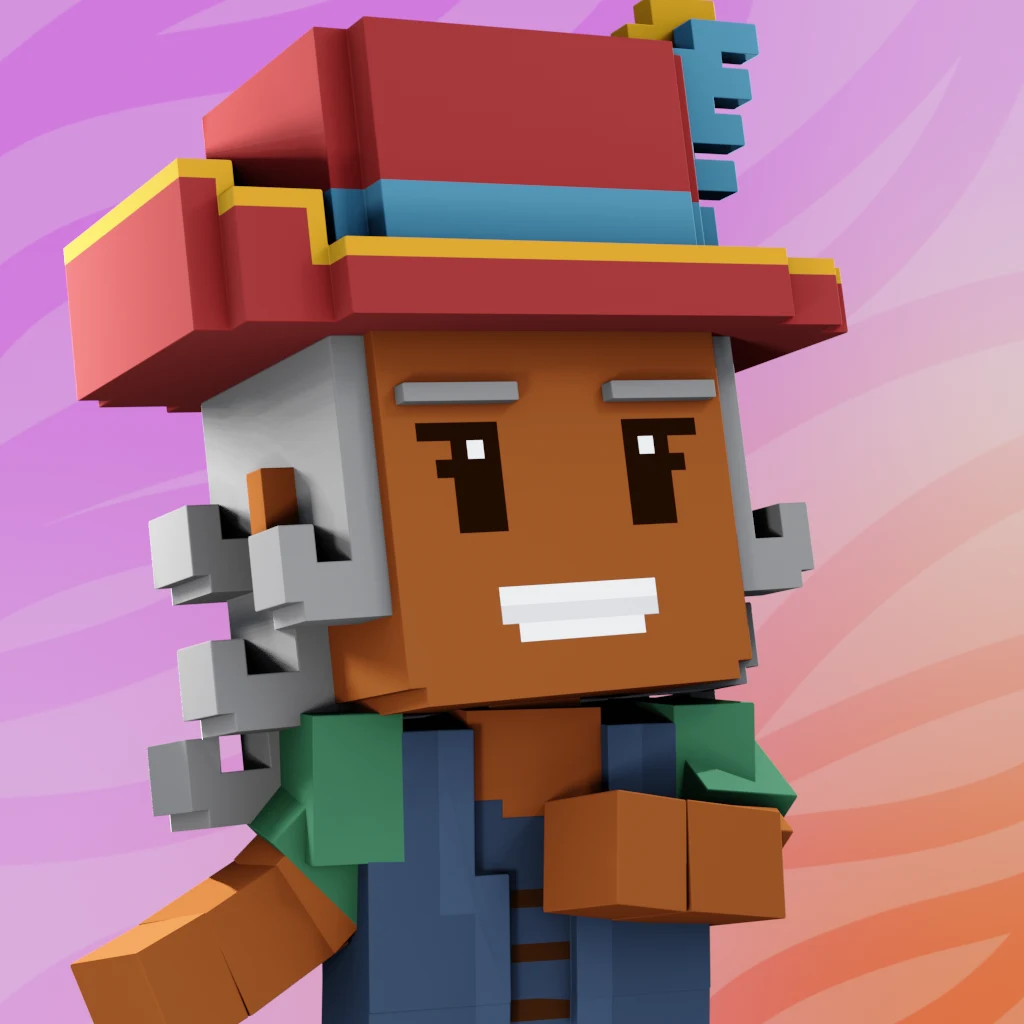Pirate #2361 voxel render