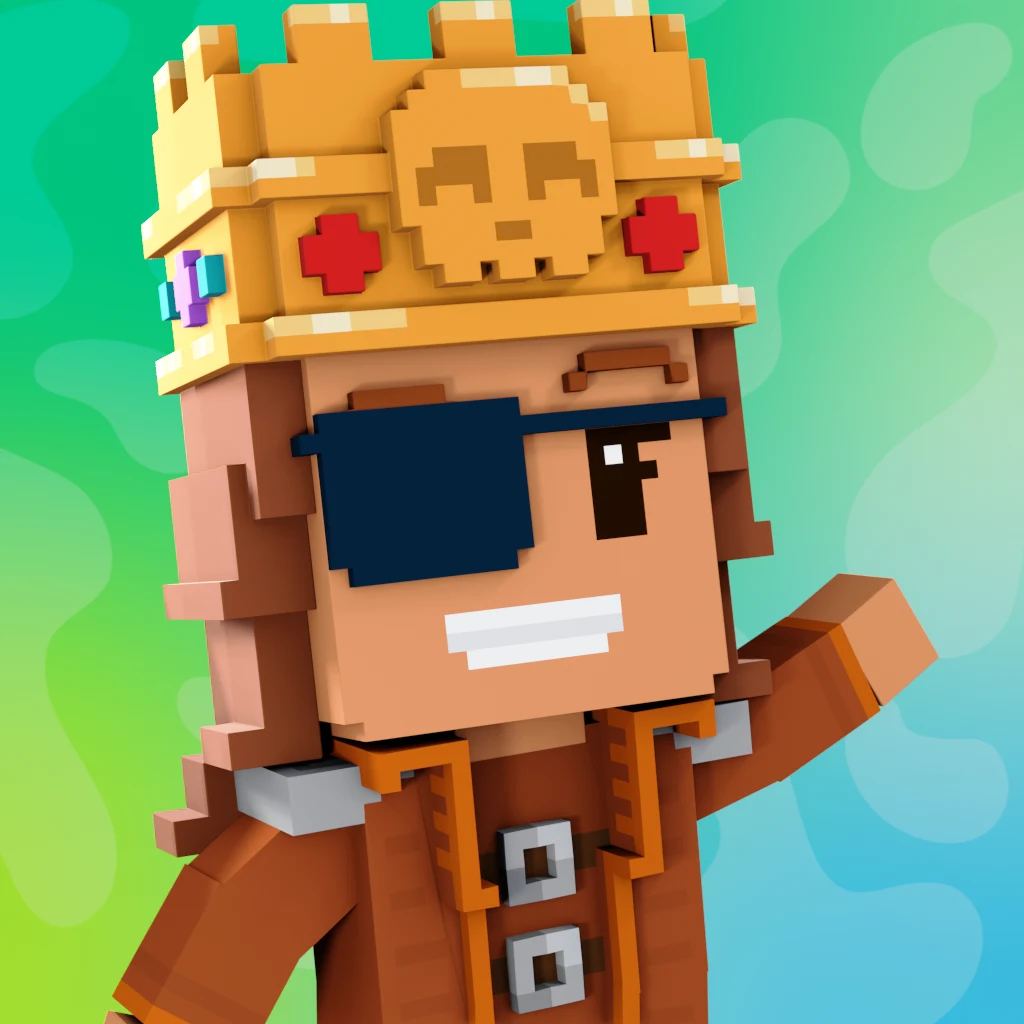 Pirate #2363 voxel render