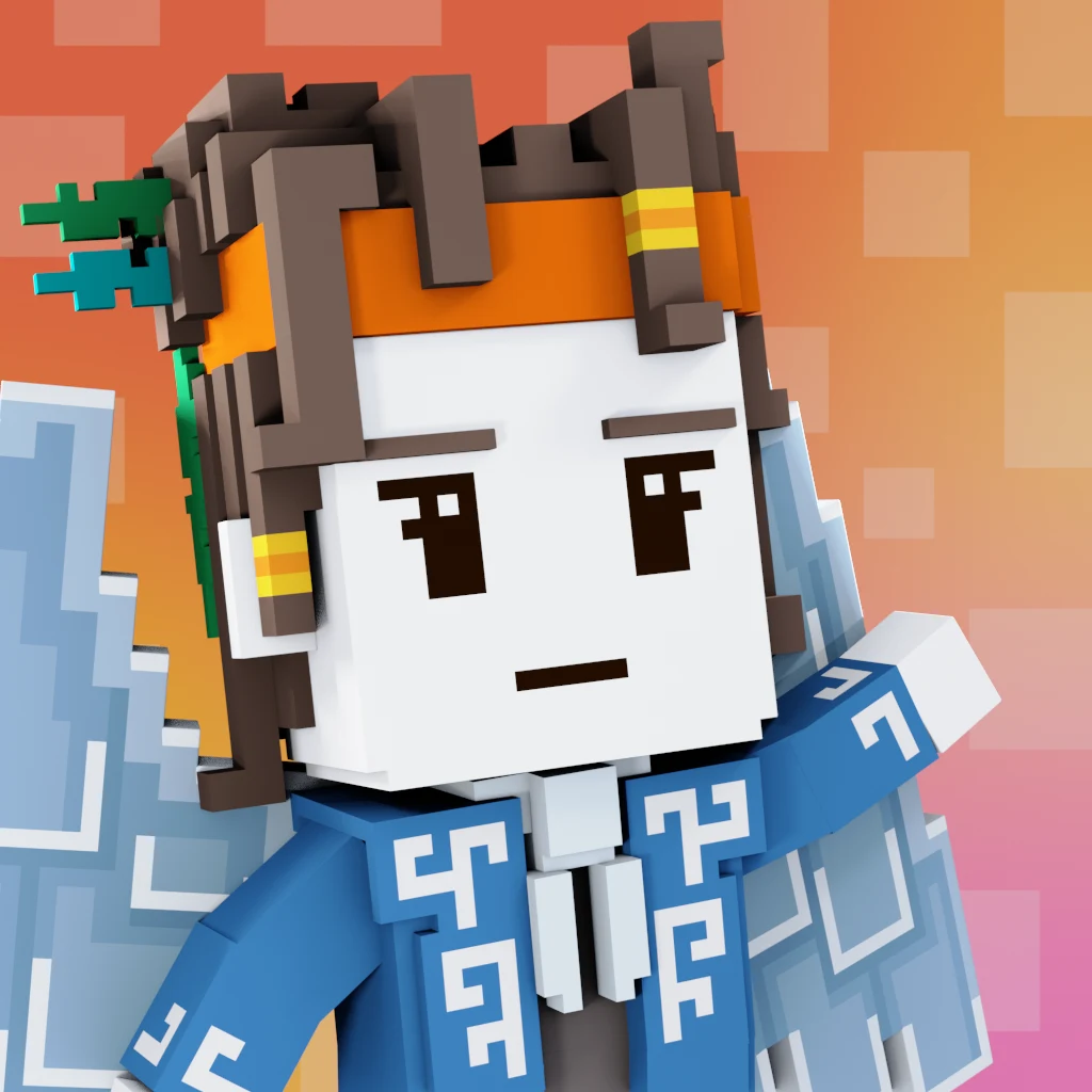 Pirate #2364 voxel render