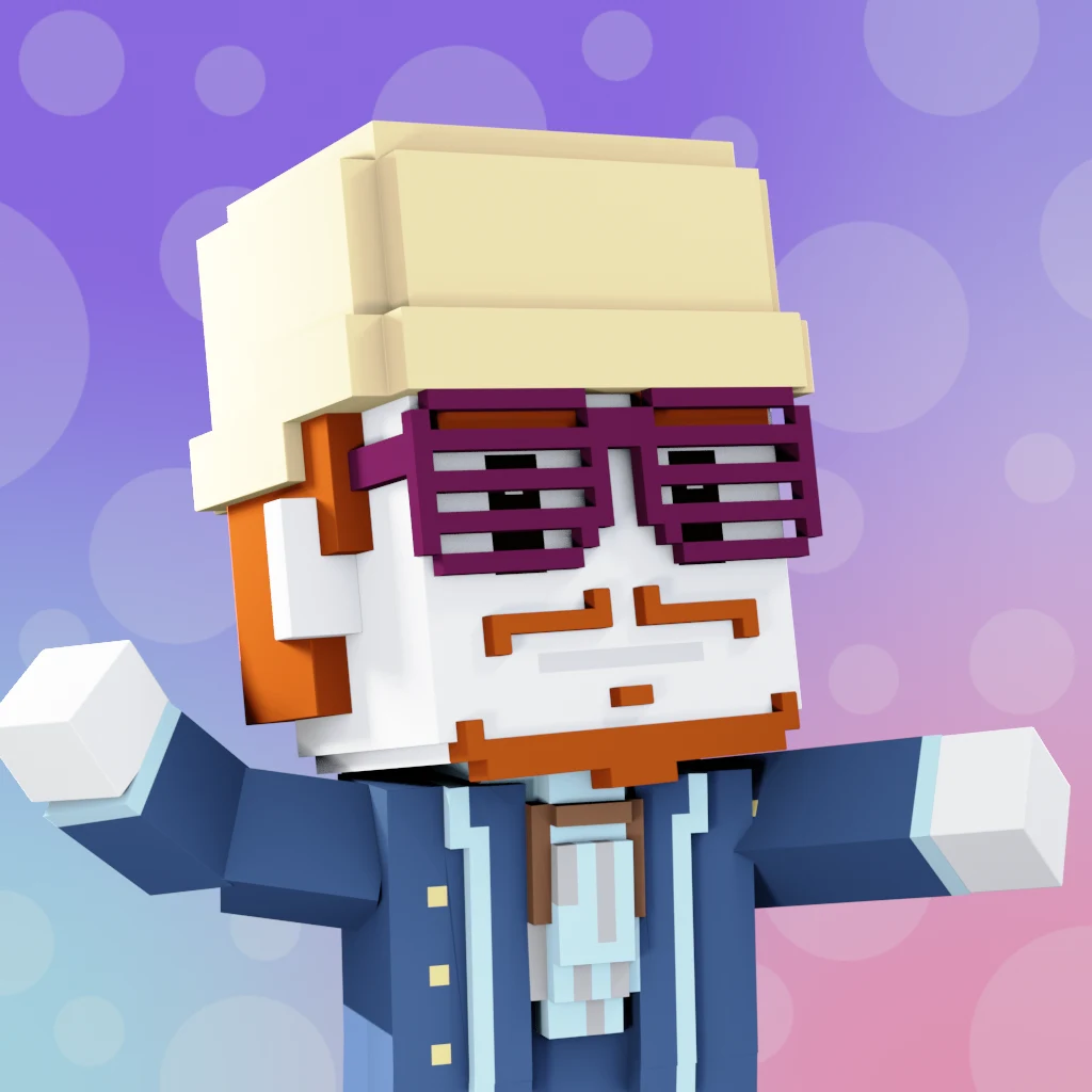 Pirate #2365 voxel render