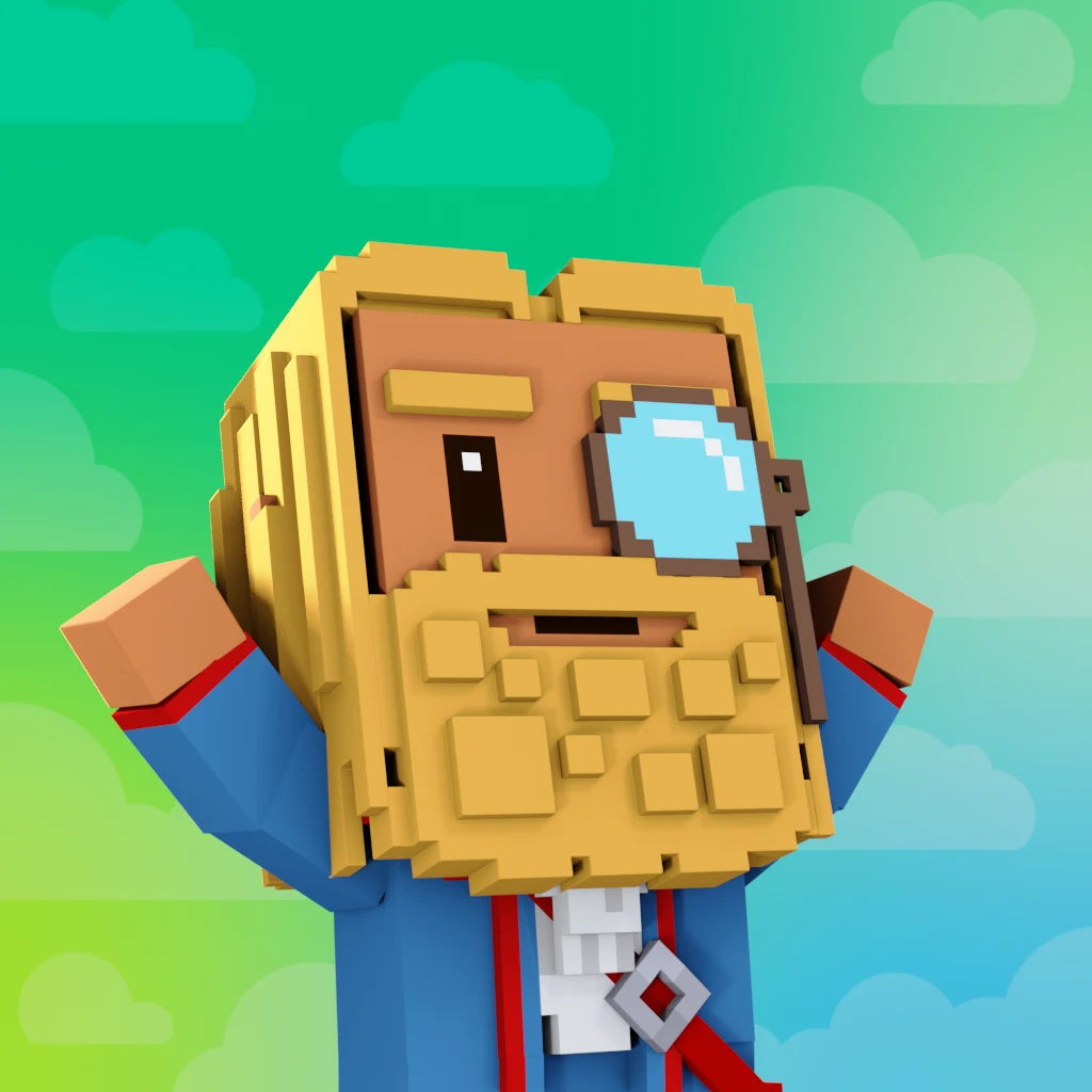 Pirate #2367 voxel render