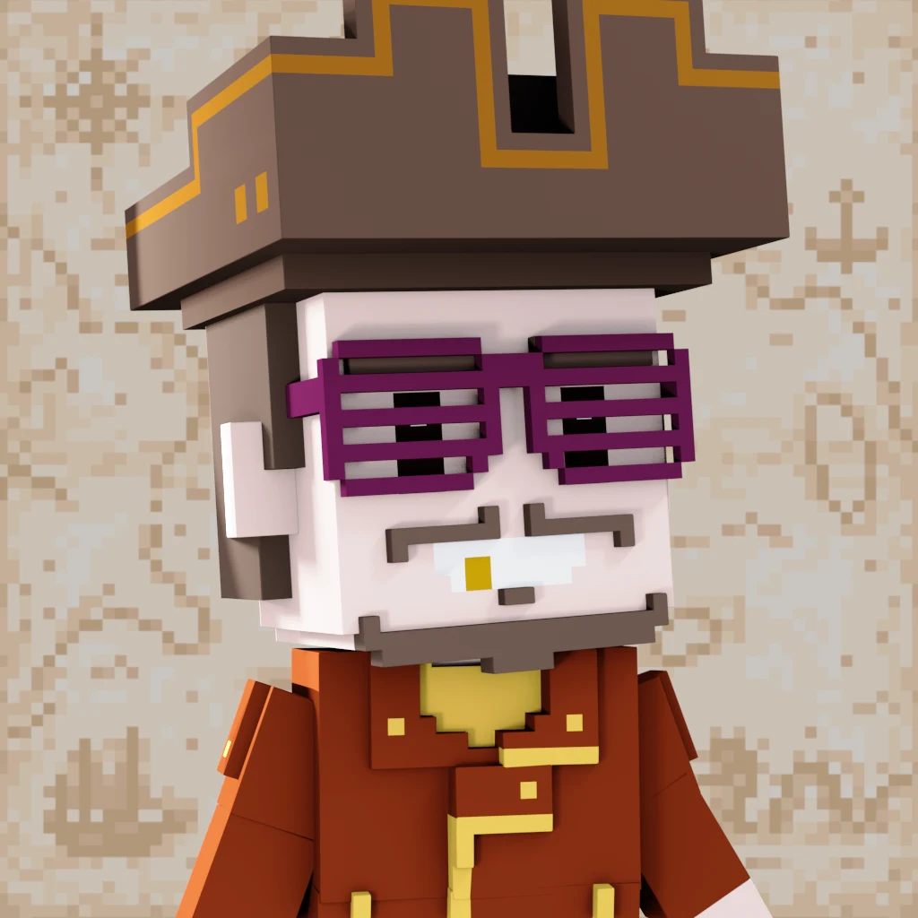 Pirate #237 voxel render