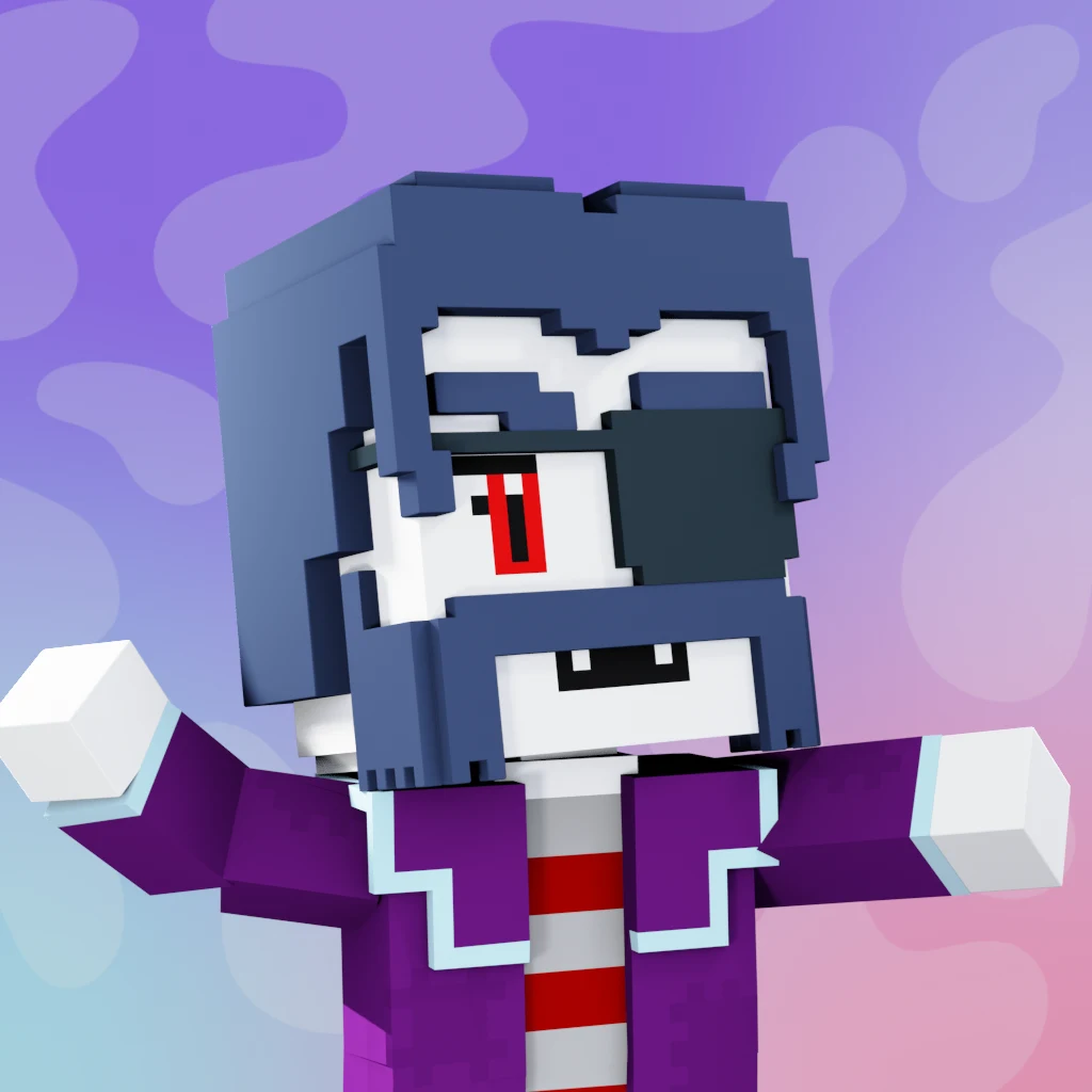 Pirate #2371 voxel render
