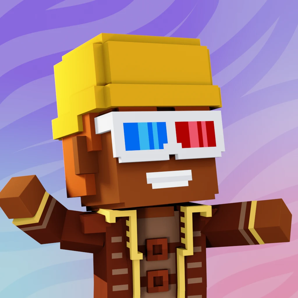 Pirate #2378 voxel render