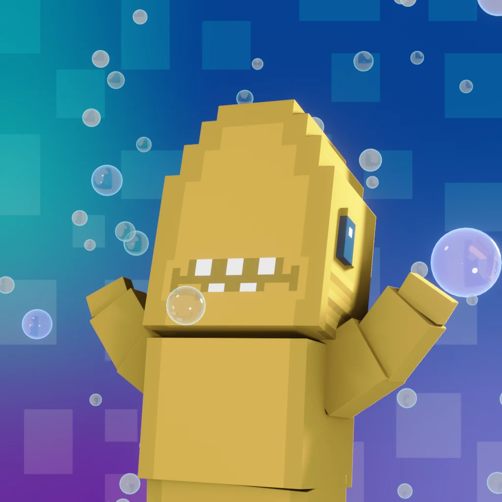 Pirate #2381 voxel render