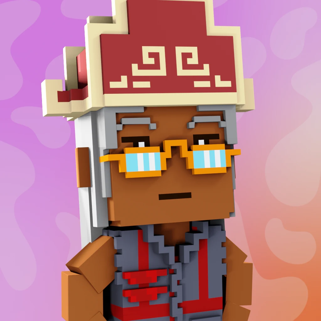 Pirate #2383 voxel render