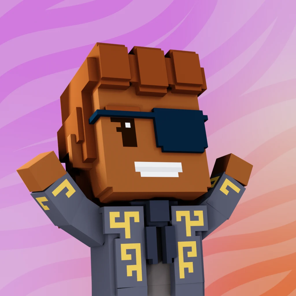 Pirate #2388 voxel render