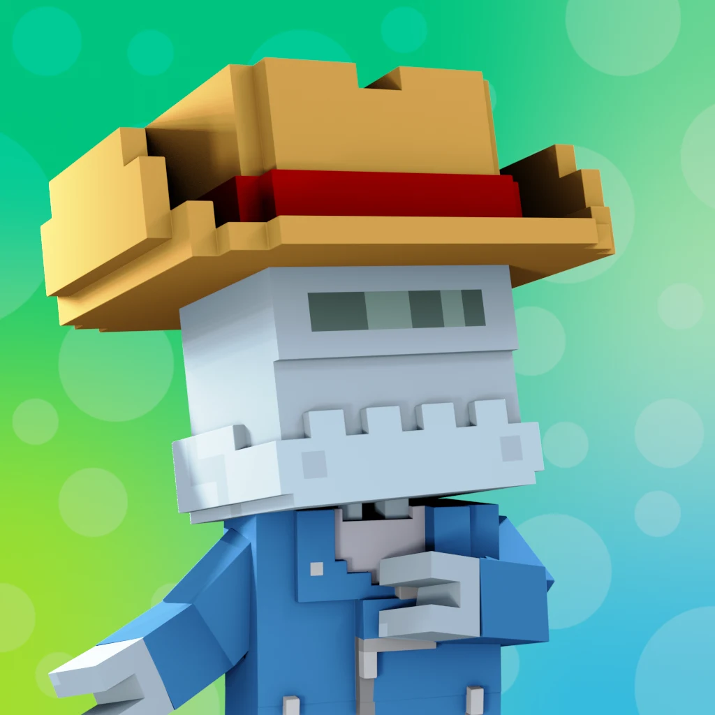 Pirate #2389 voxel render