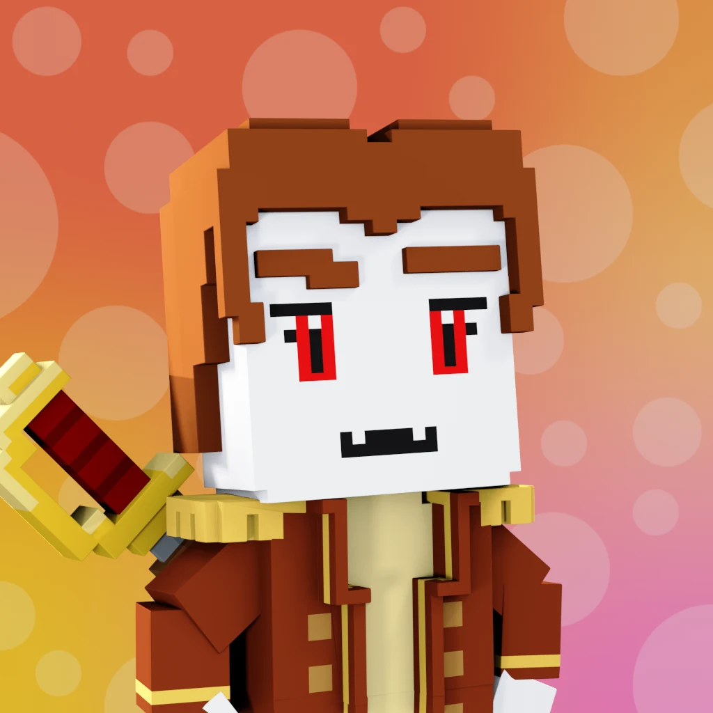Pirate #2392 voxel render