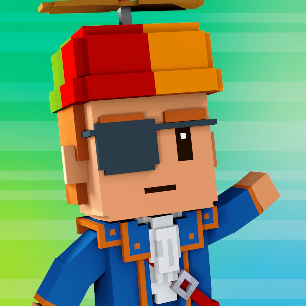 Pirate #2394 voxel render