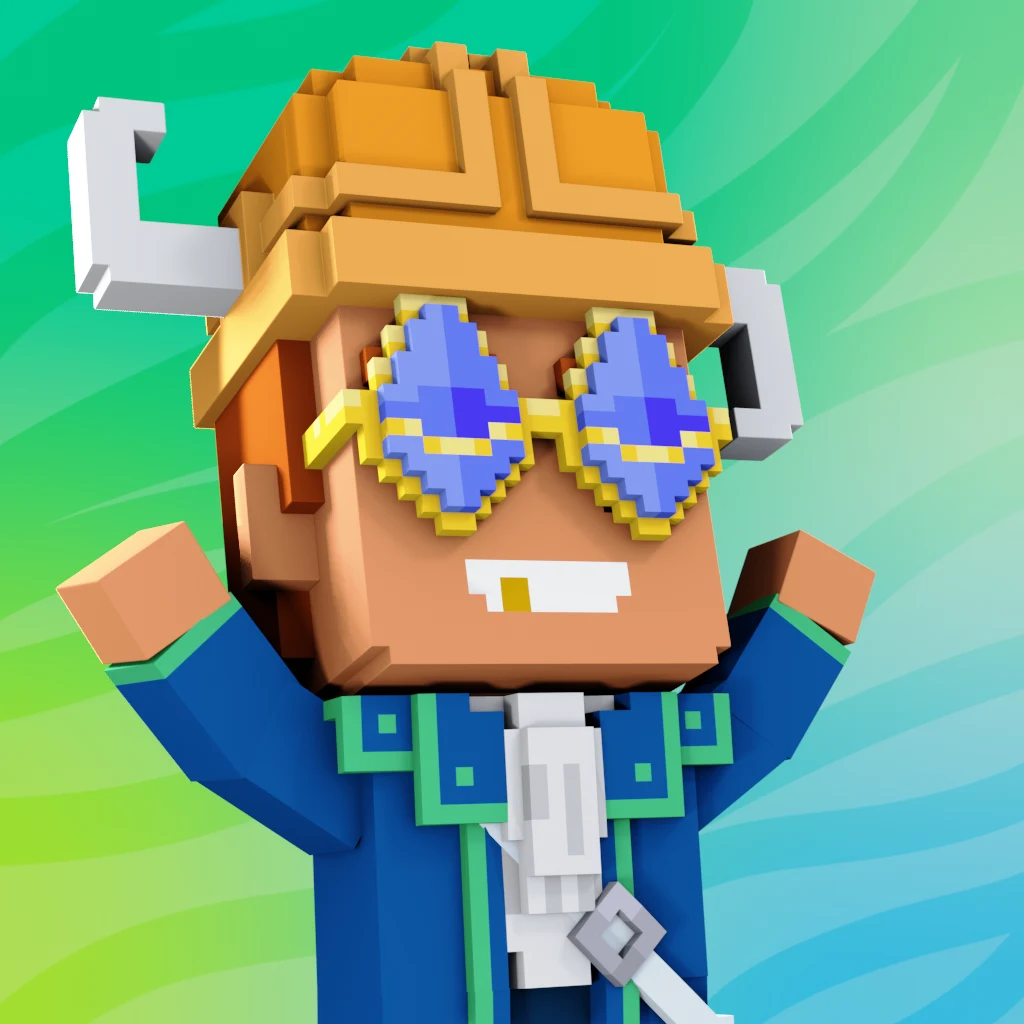 Pirate #2395 voxel render