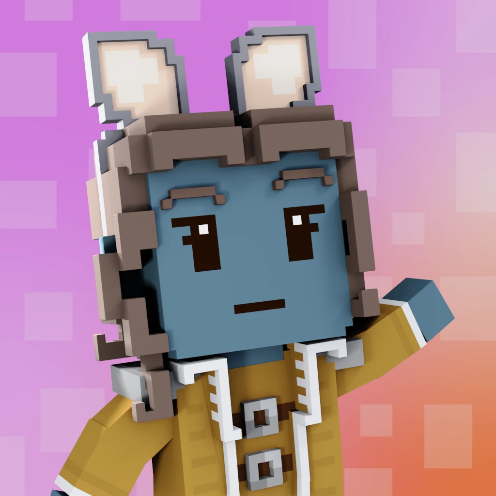 Pirate #2396 voxel render