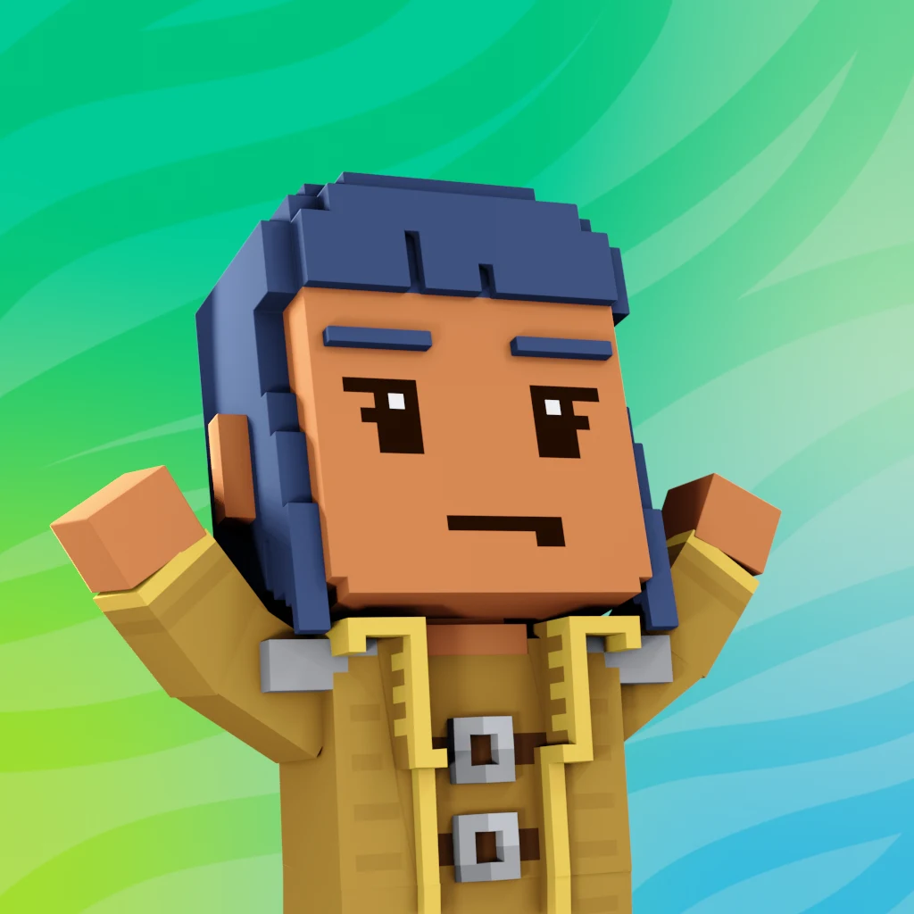 Pirate #2400 voxel render