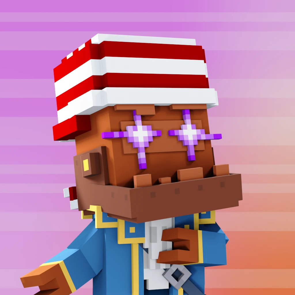 Pirate #2403 voxel render