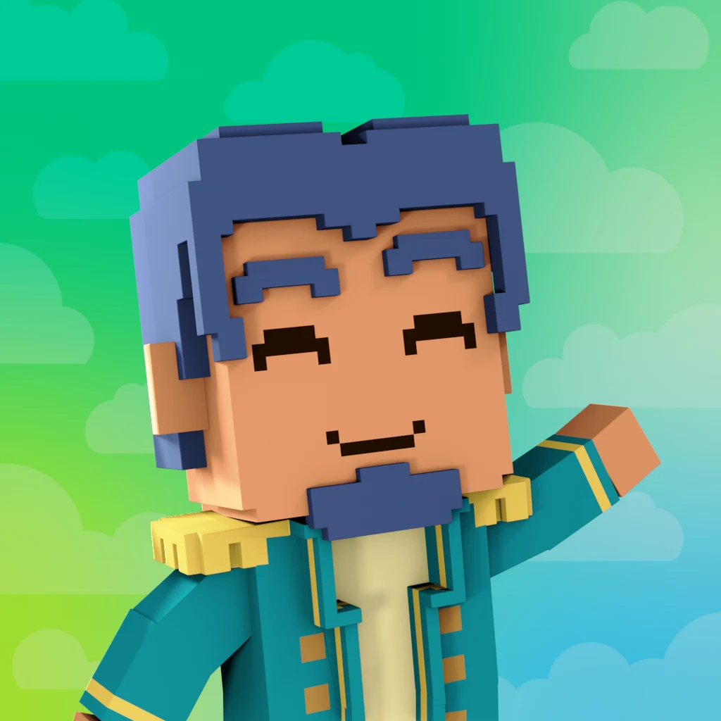 Pirate #2406 voxel render