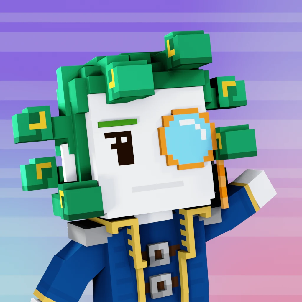 Pirate #2413 voxel render