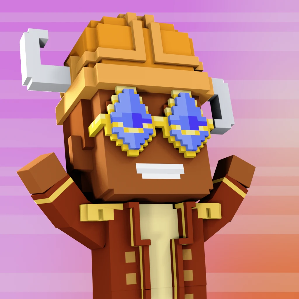 Pirate #2414 voxel render