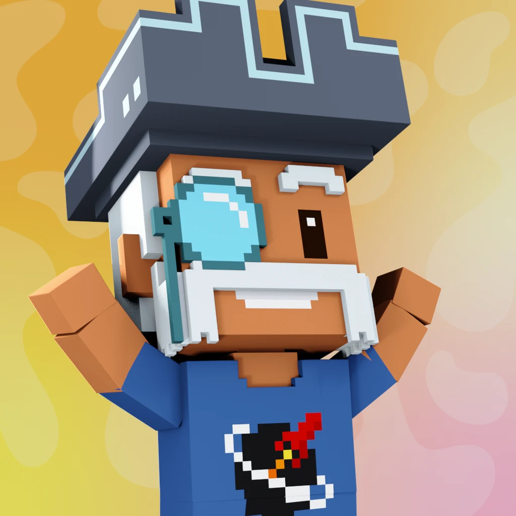 Pirate #2415 voxel render