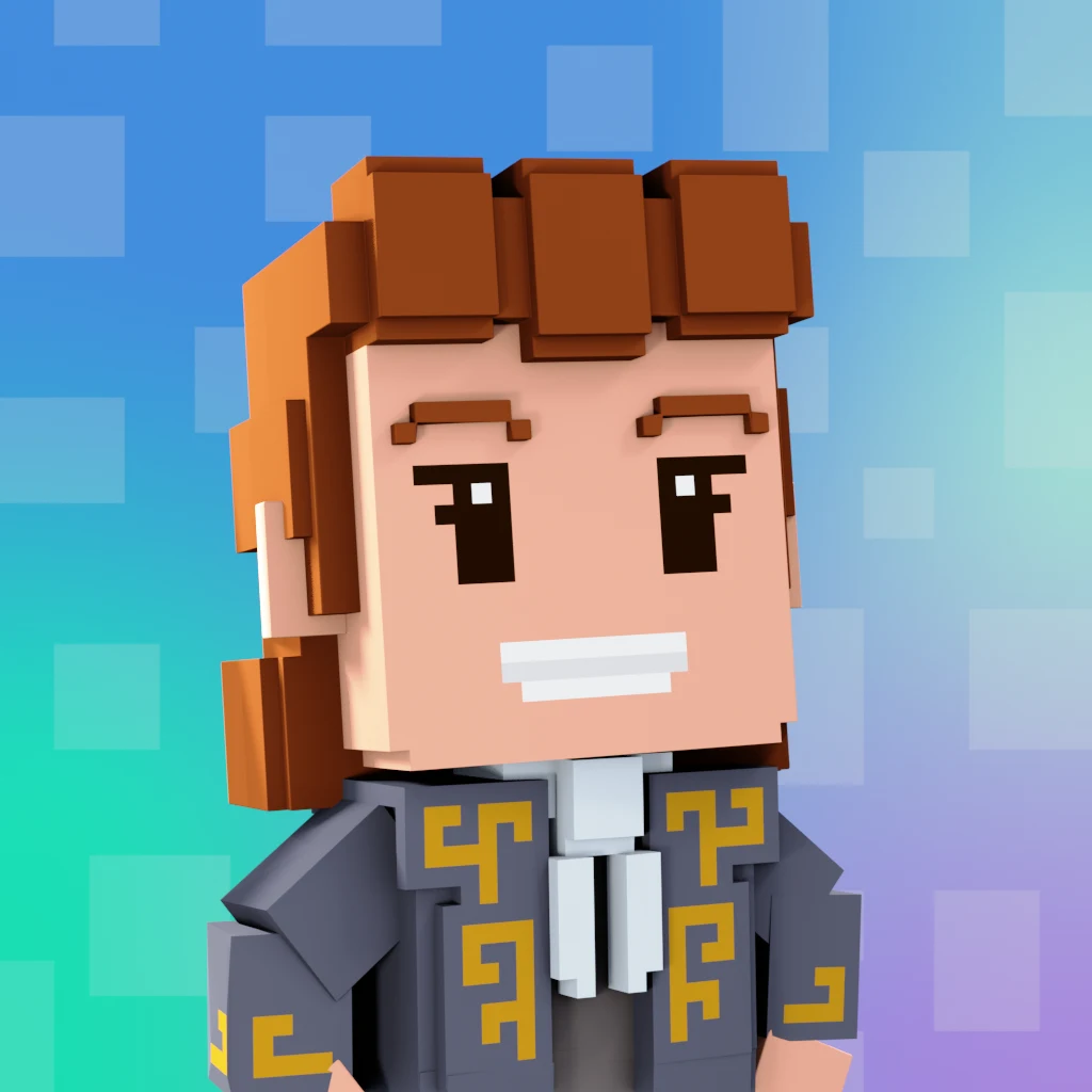 Pirate #2417 voxel render