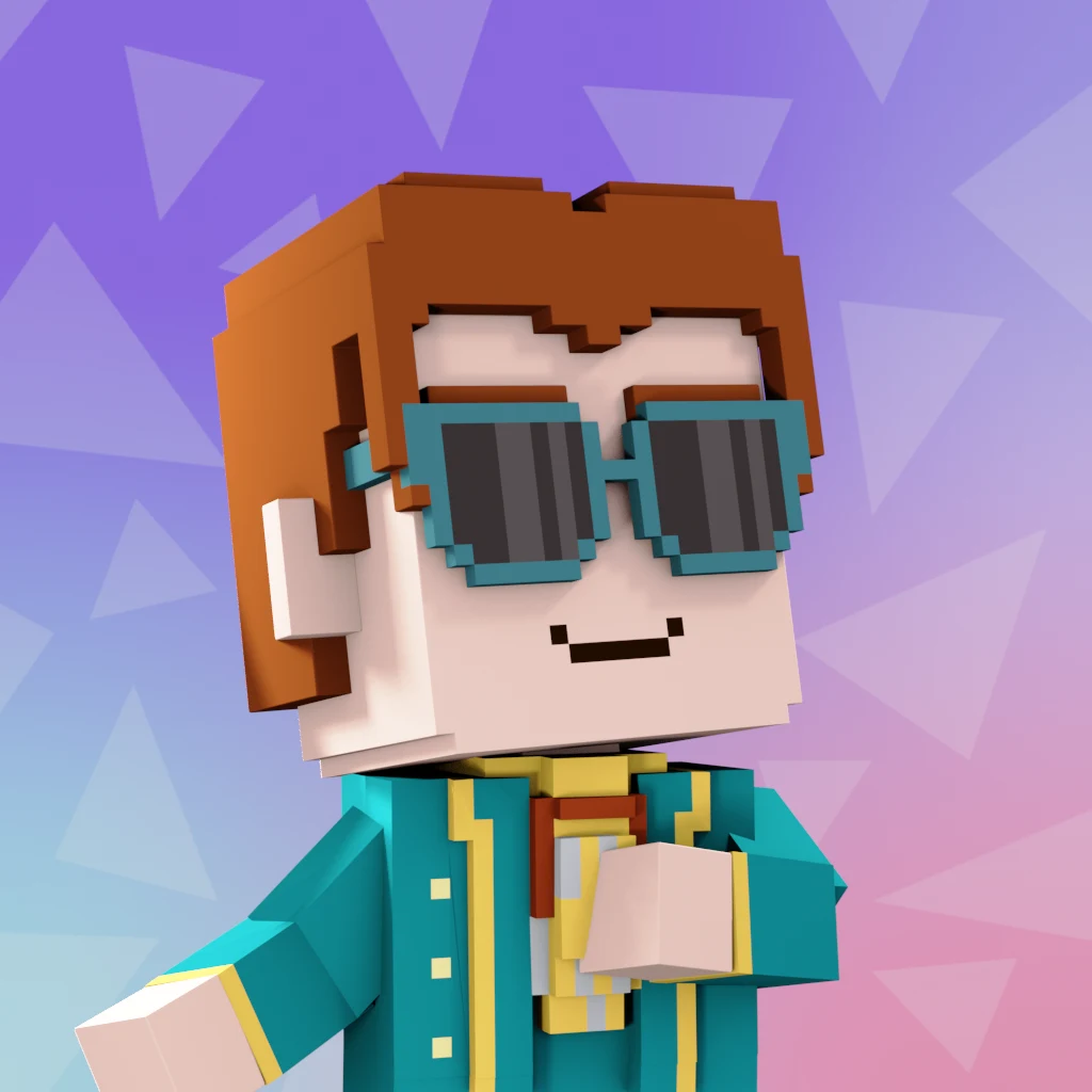 Pirate #2419 voxel render