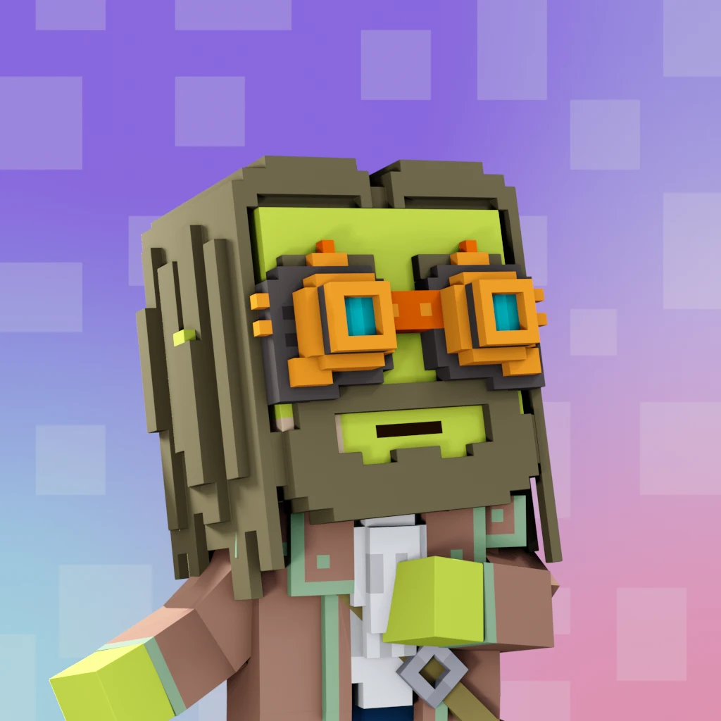 Pirate #242 voxel render