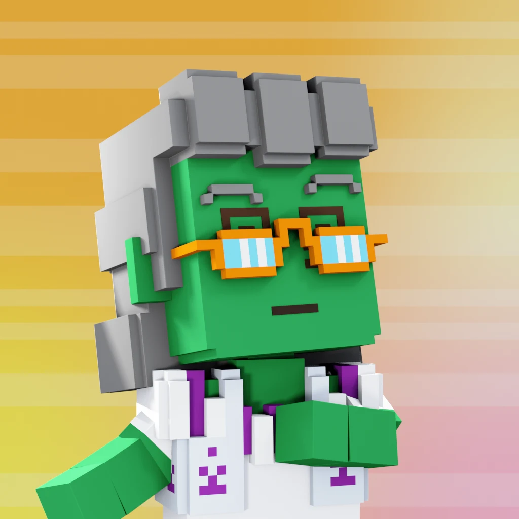 Pirate #2420 voxel render