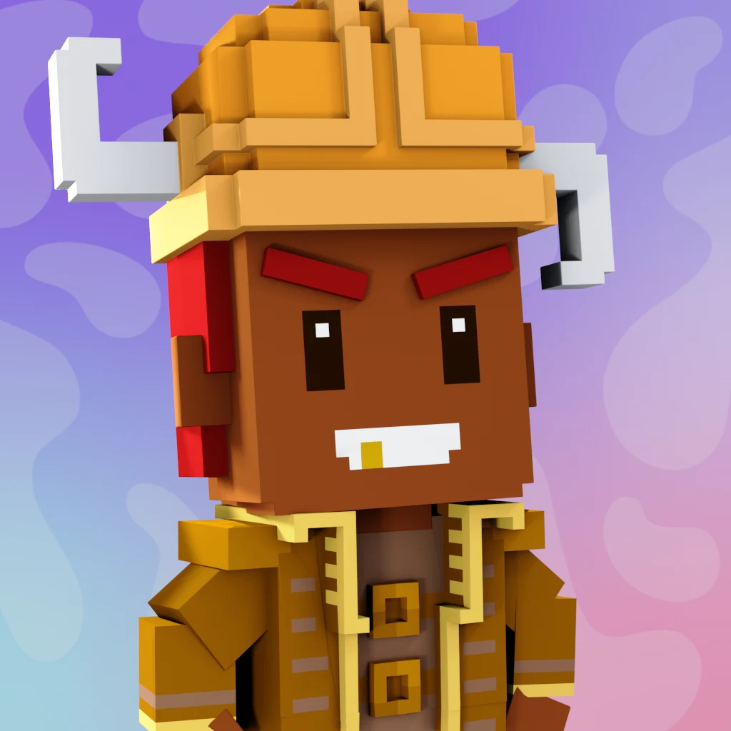Pirate #2422 voxel render