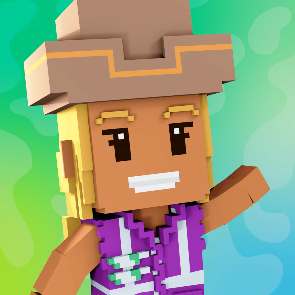 Pirate #2423 voxel render
