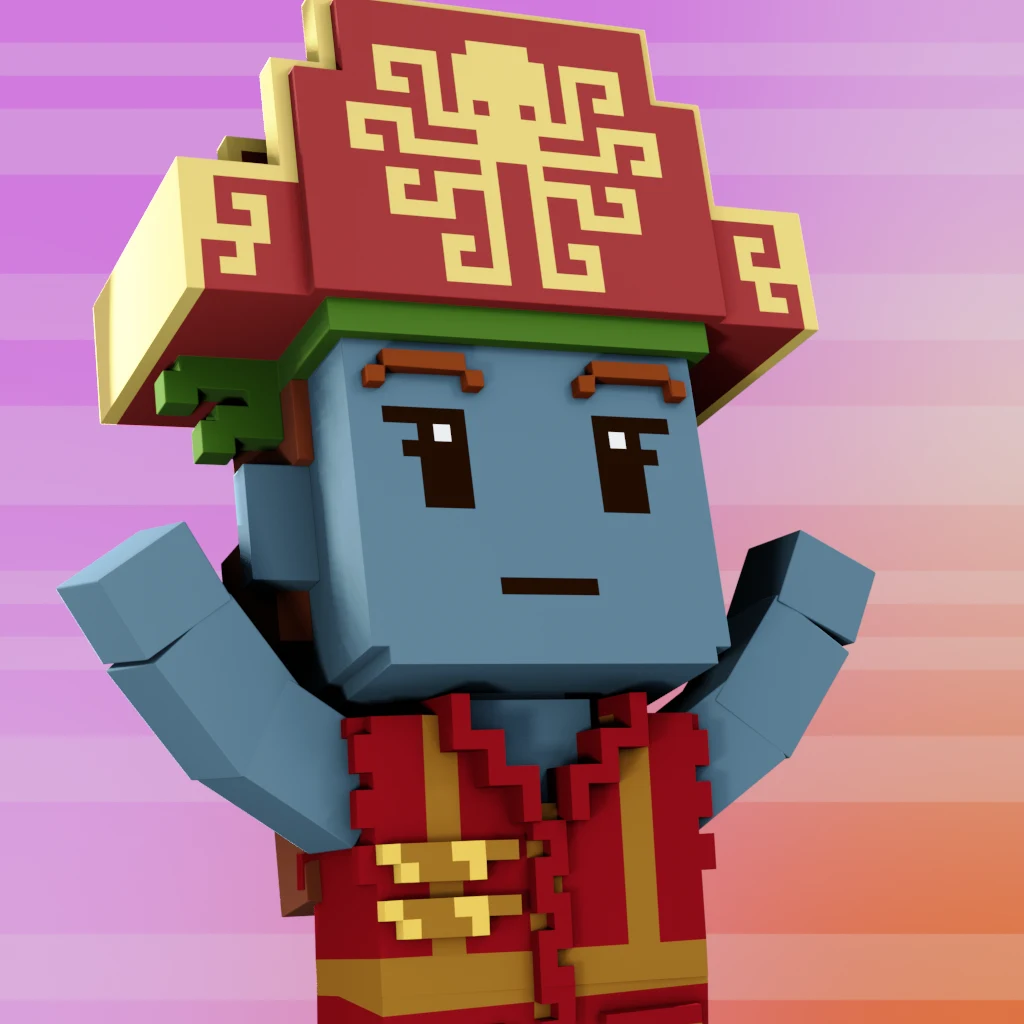 Pirate #2424 voxel render