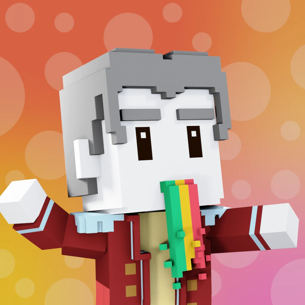 Pirate #2425 voxel render