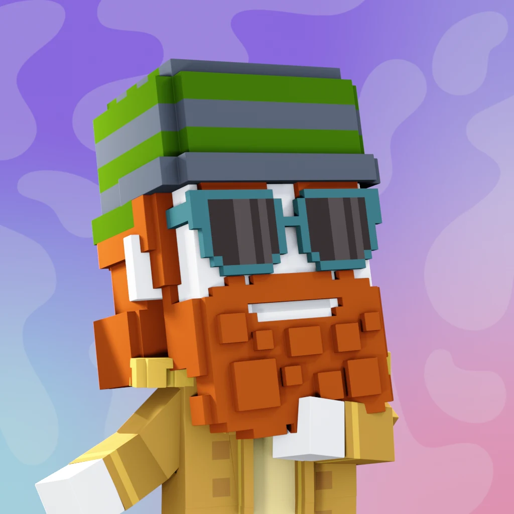 Pirate #2426 voxel render