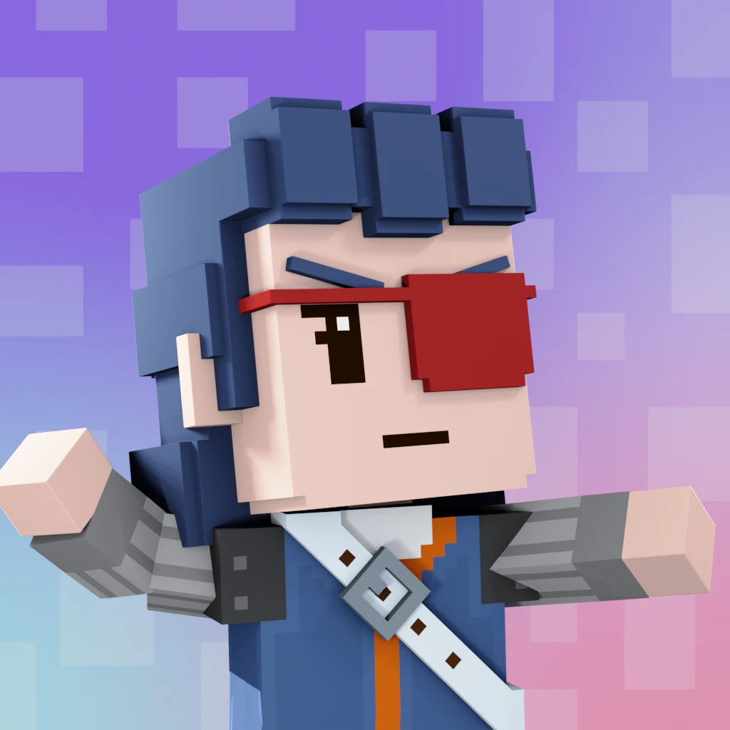 Pirate #2428 voxel render