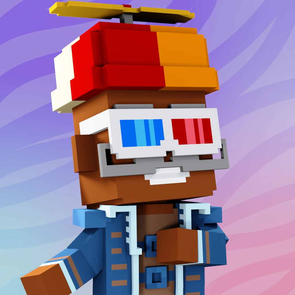 Pirate #2429 voxel render