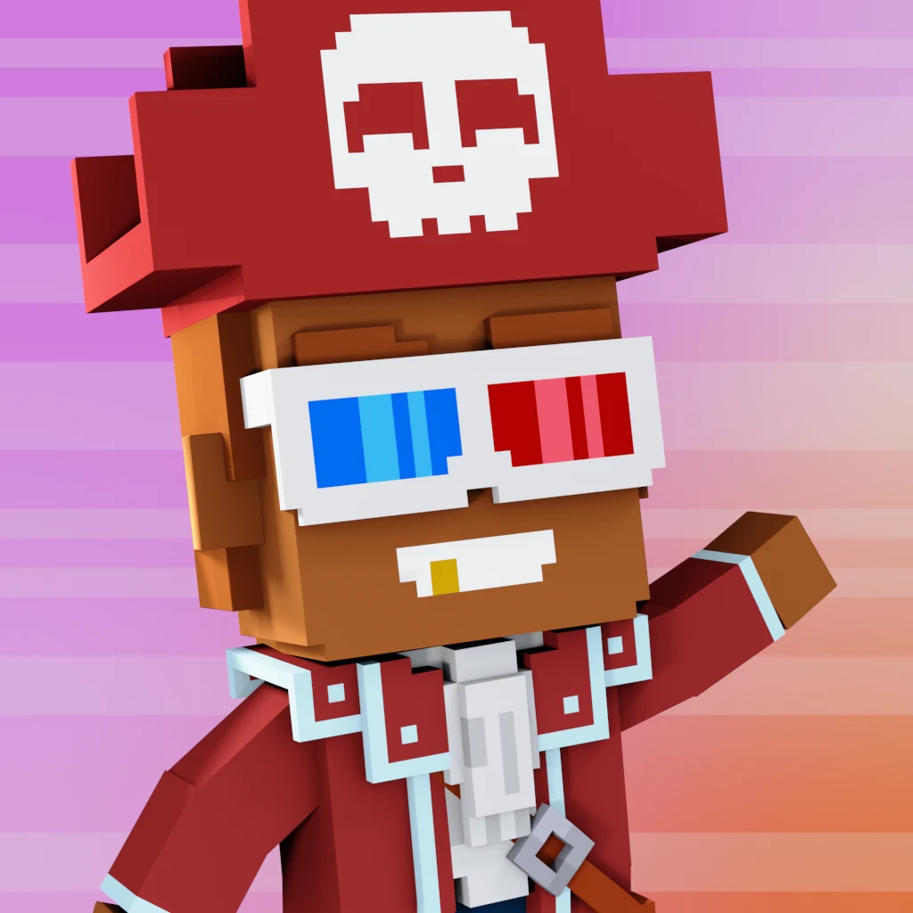 Pirate #243 voxel render