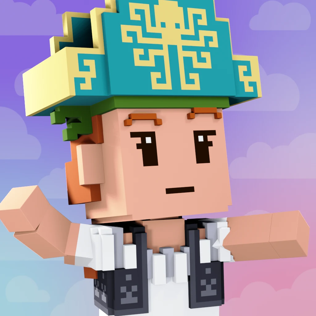 Pirate #2432 voxel render