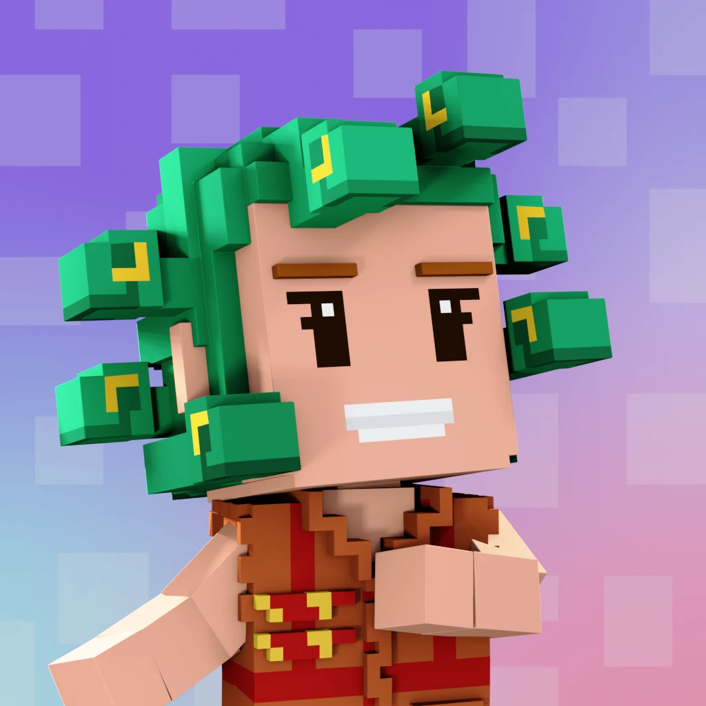 Pirate #2433 voxel render