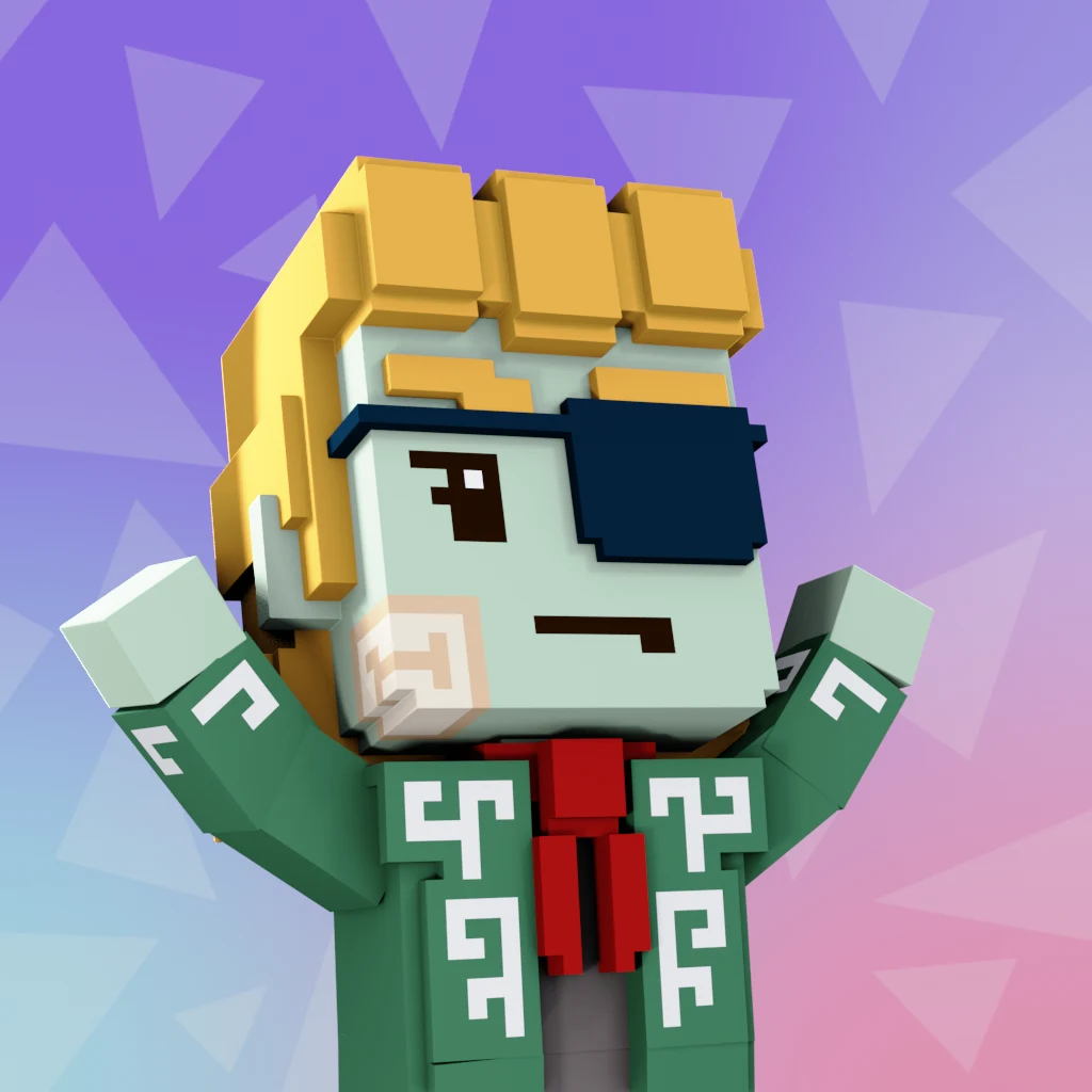 Pirate #2436 voxel render