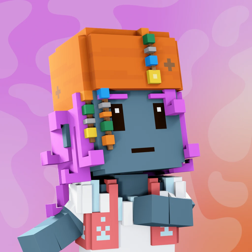 Pirate #2437 voxel render
