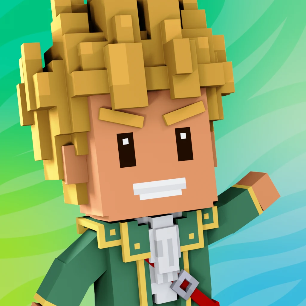 Pirate #2438 voxel render