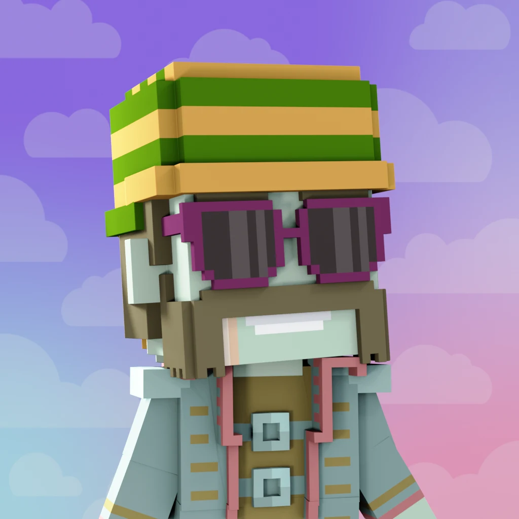 Pirate #244 voxel render