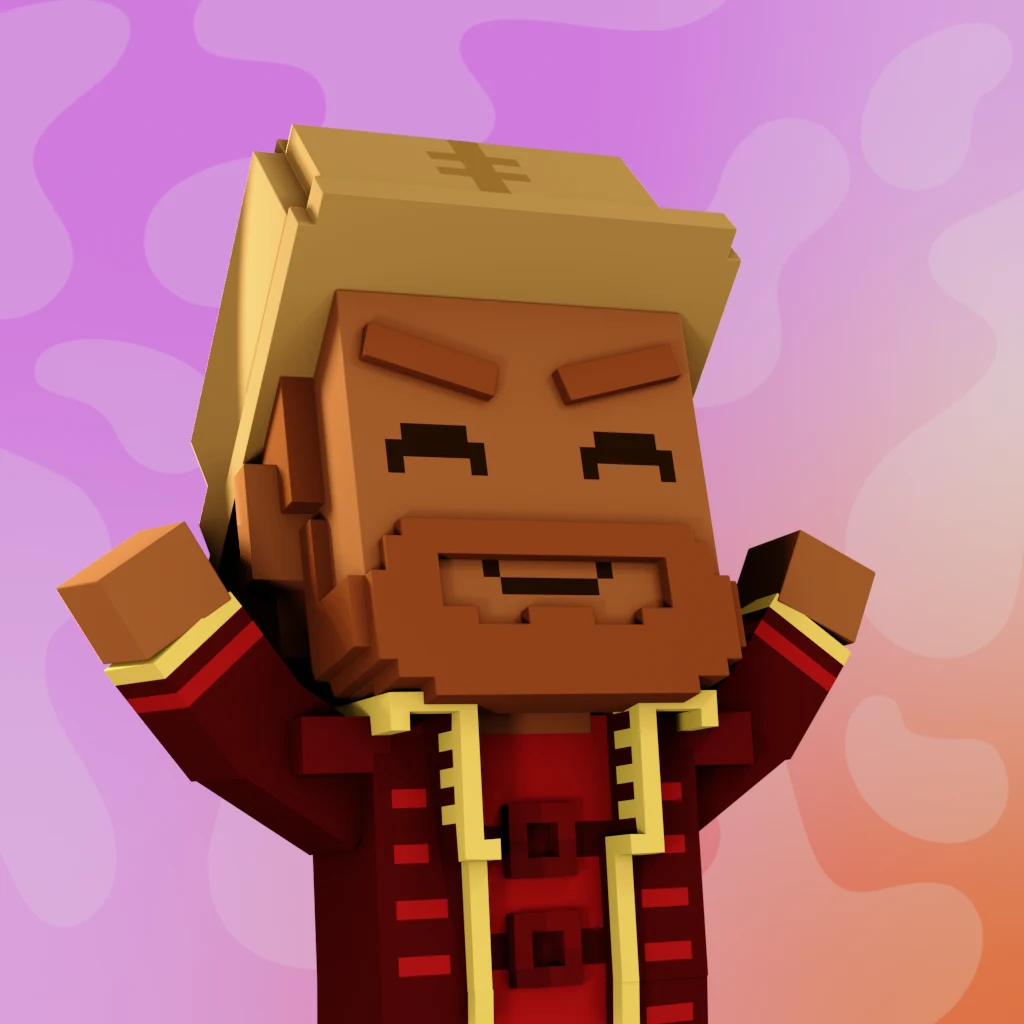 Pirate #2441 voxel render