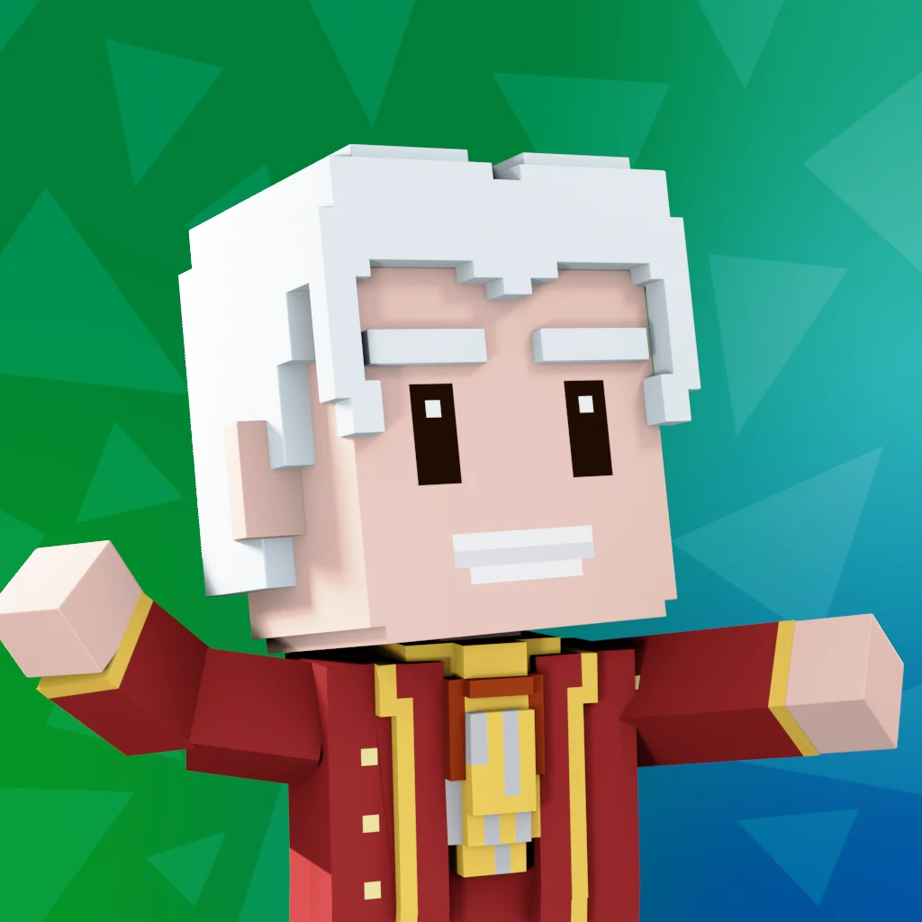 Pirate #2442 voxel render