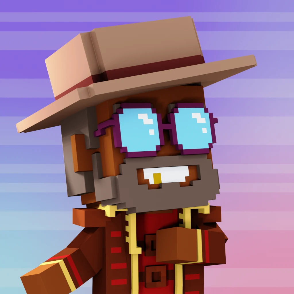 Pirate #2445 voxel render