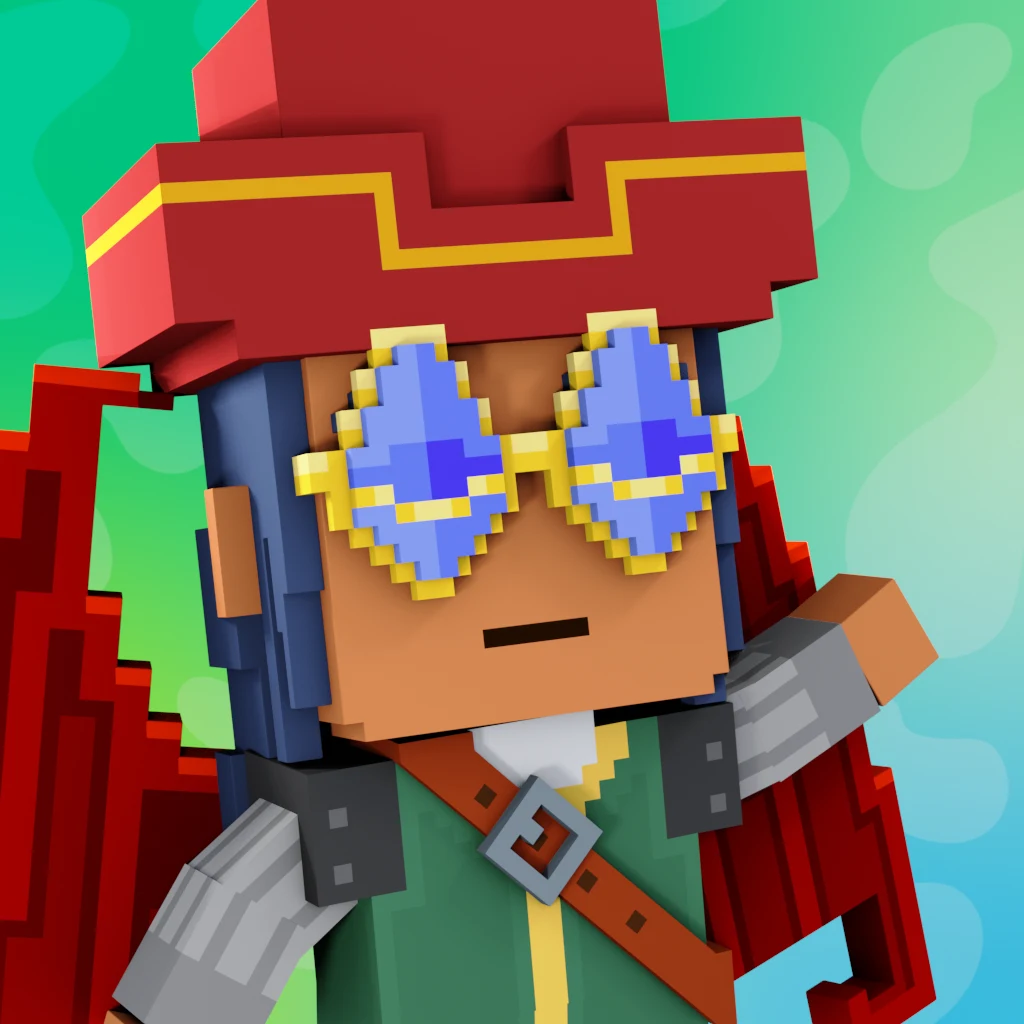 Pirate #2448 voxel render
