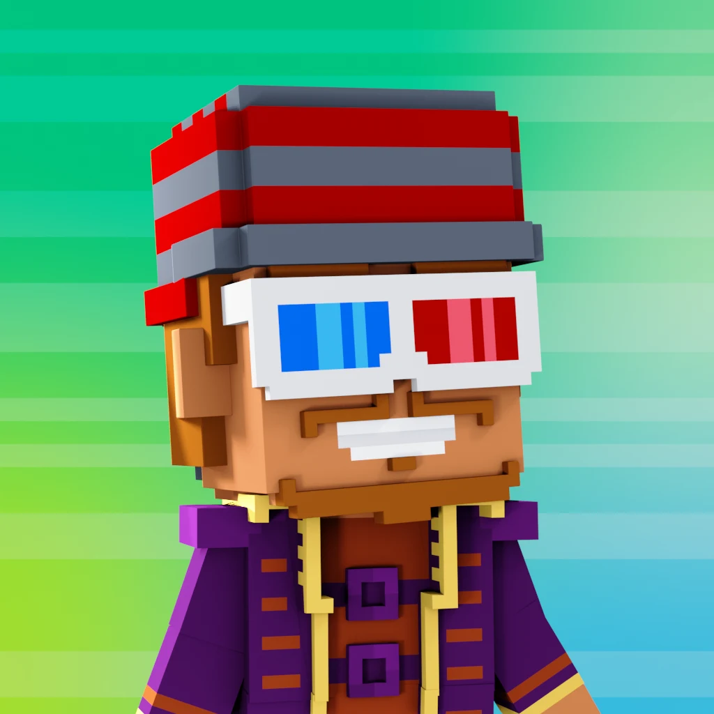 Pirate #2450 voxel render