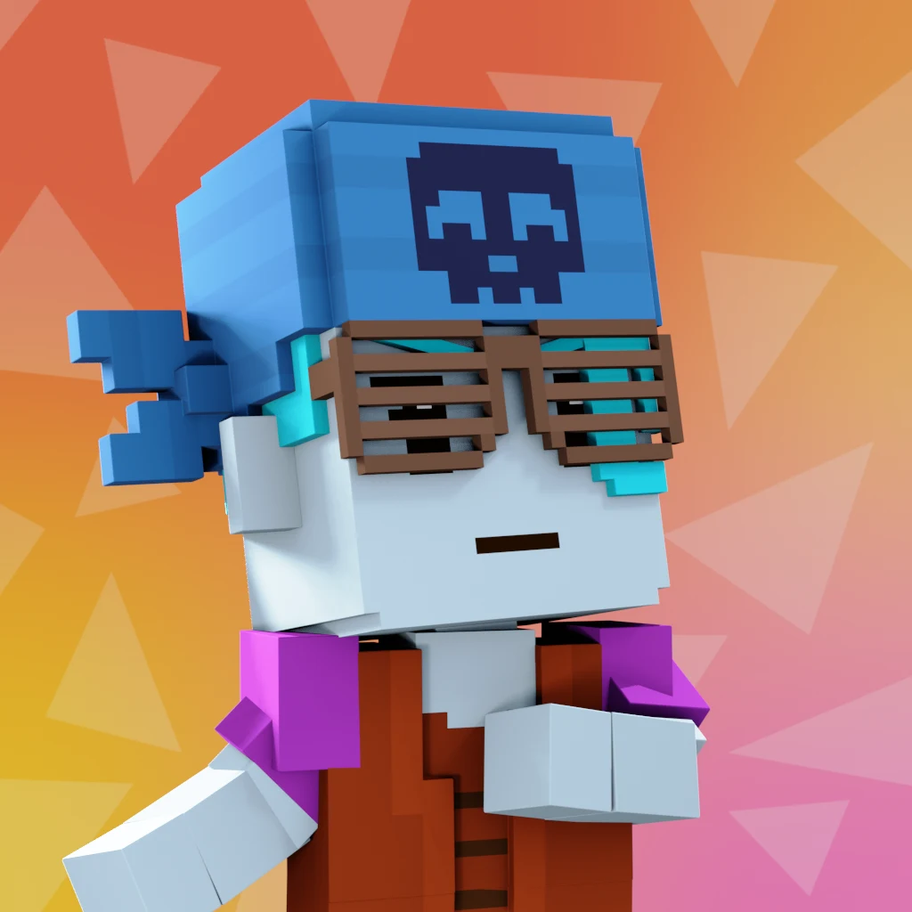 Pirate #2453 voxel render