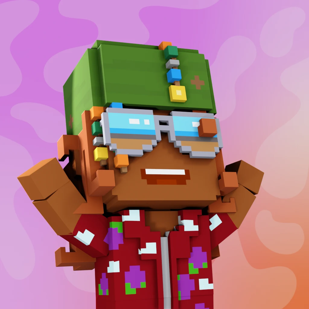 Pirate #2454 voxel render