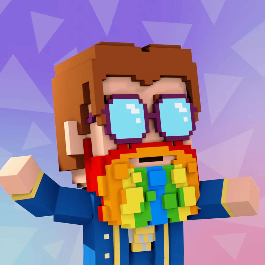 Pirate #2458 voxel render