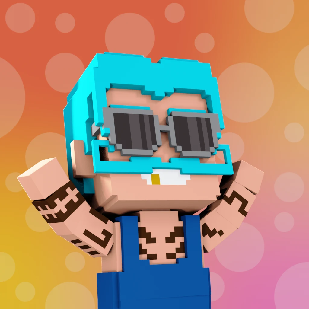 Pirate #2461 voxel render